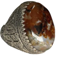 عقیق سلیمانی رکاب خطی جل جلاله