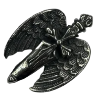 پلاک خنجر بال دار